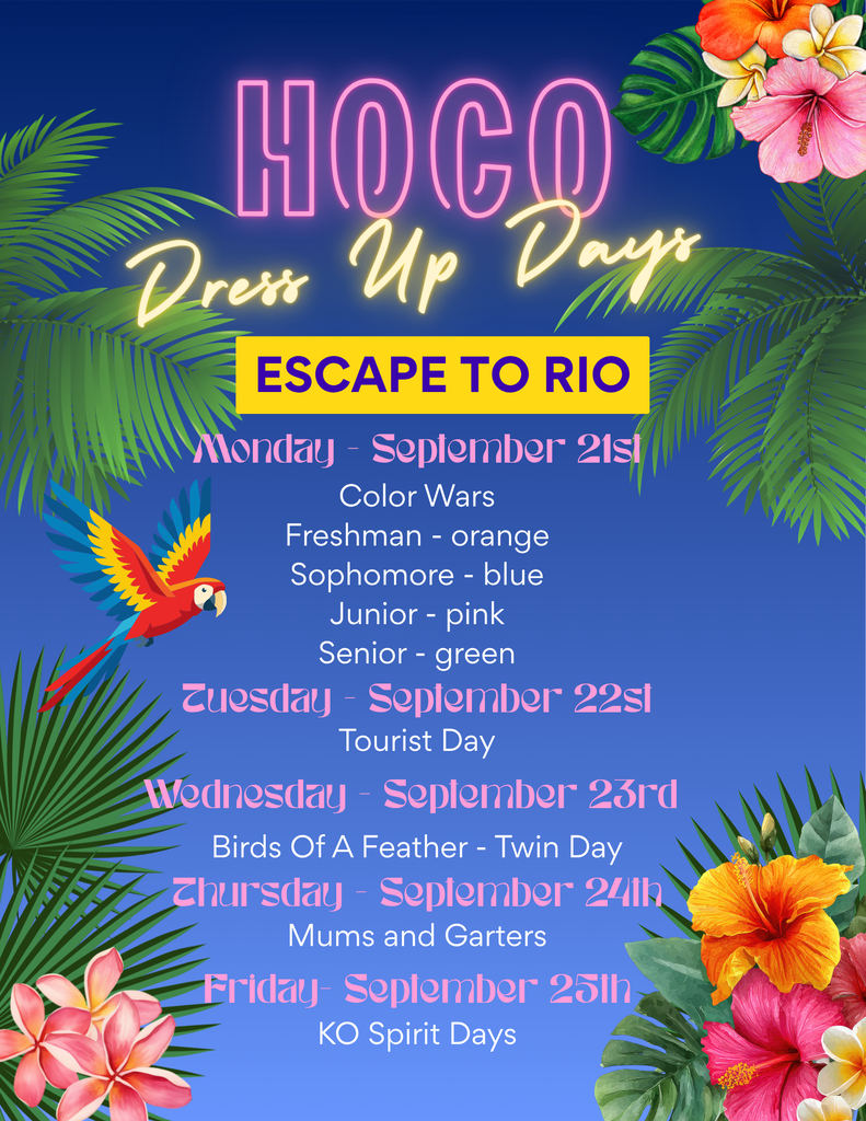 HOCO Dress Up Days