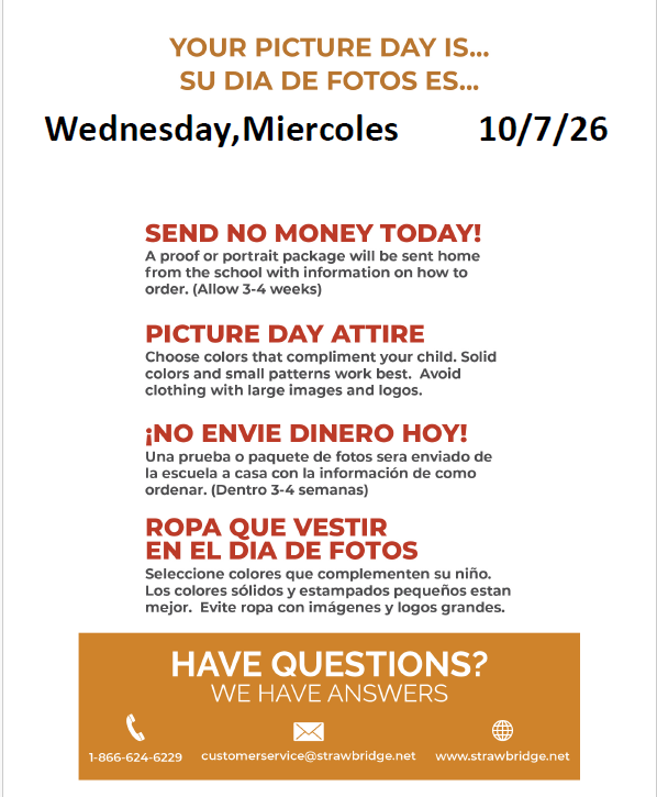 info about picture day