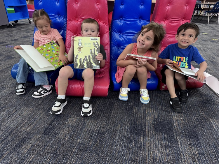 kids in the library