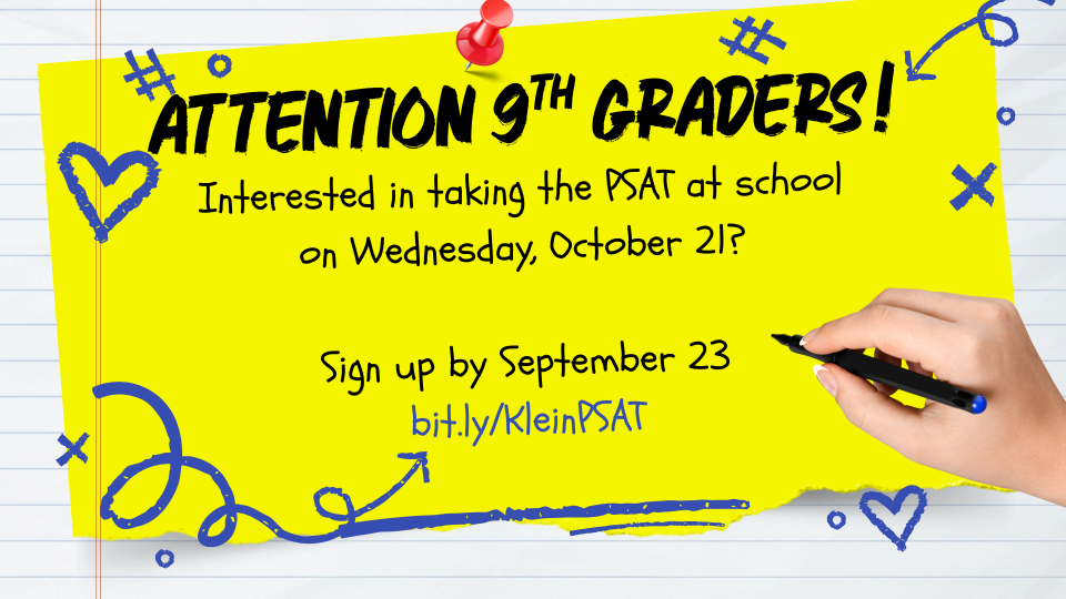 Attention 9th graders