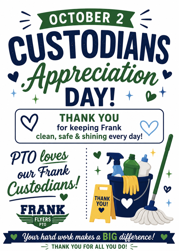Custodian Appreciation Day is October 2 