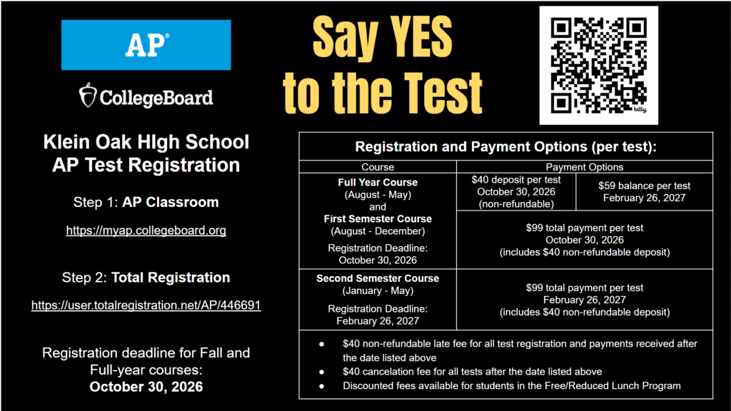 AP Test Registration