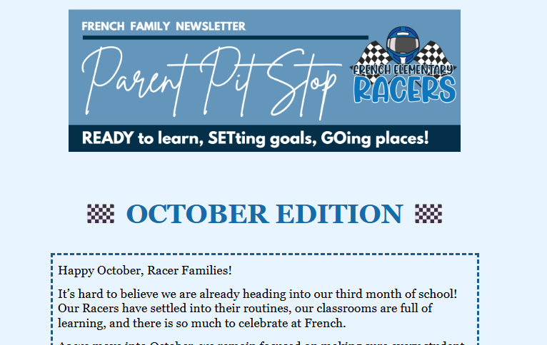 october newlsetter
