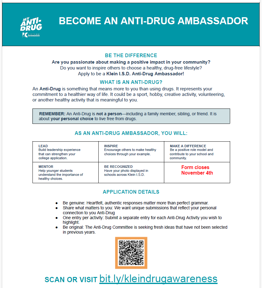 Become an Anti-Drug Ambassador