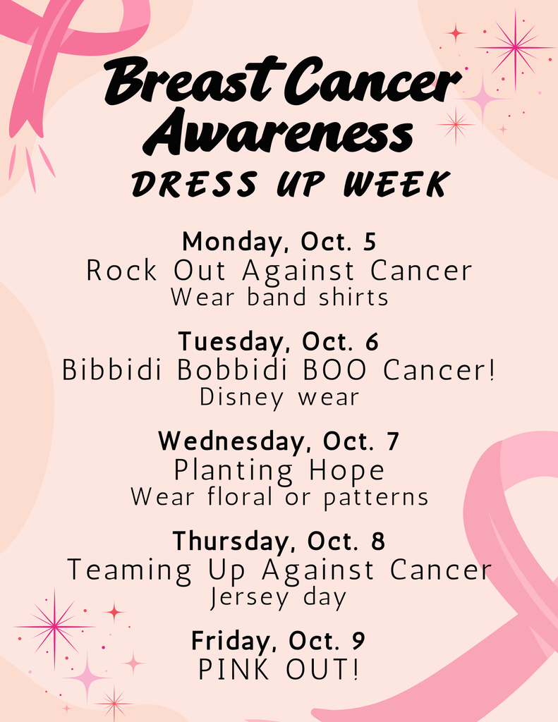 Breast Cancer Awareness Dress Up Week