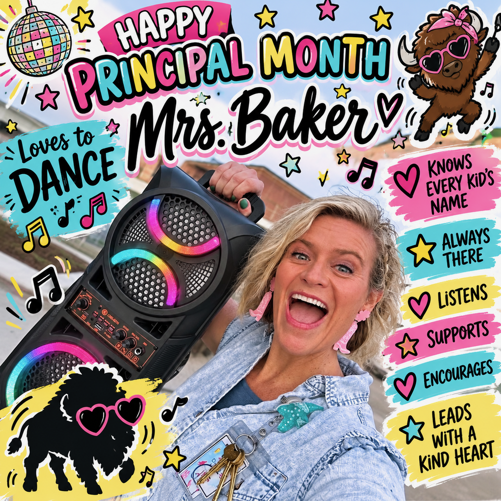 Happy Principal Month Mrs. Baker