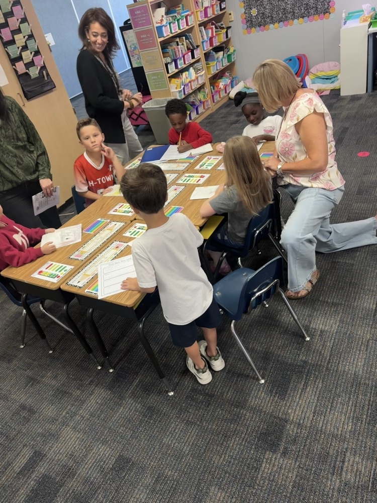 students reading