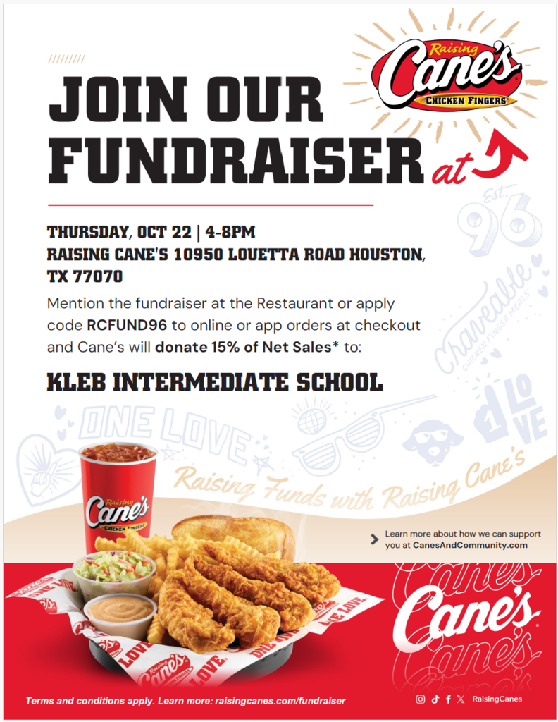 Raising Canes Spirit Night