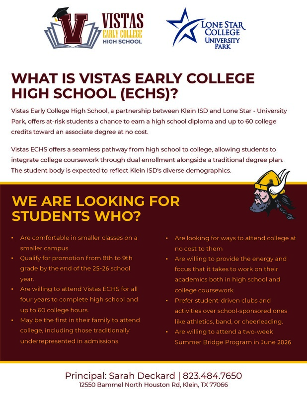 Vista Early College HS