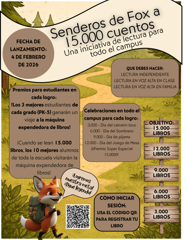 Spanish Fox Trails to 15,000 Tales - Campus Wide Reading Initiative