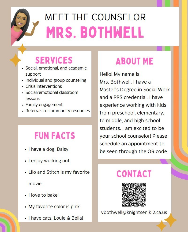 School Counselor Fact Sheet