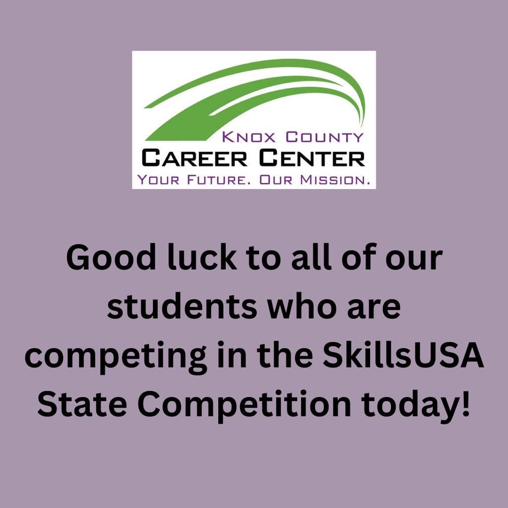 Good luck to our students who are competing in the SkillsUSA State Competition today!