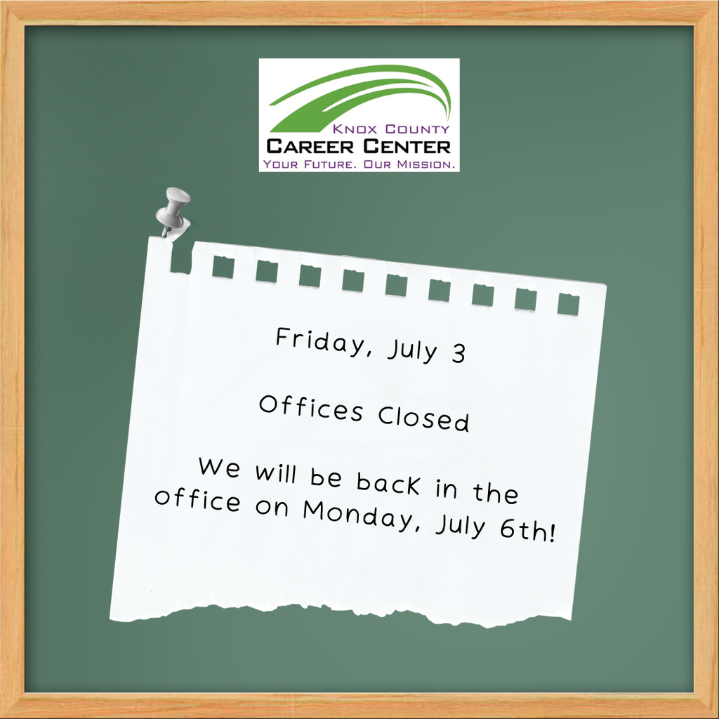 Friday, July 3, Offices Closed, We will be back i the office on Monday, July 6th!