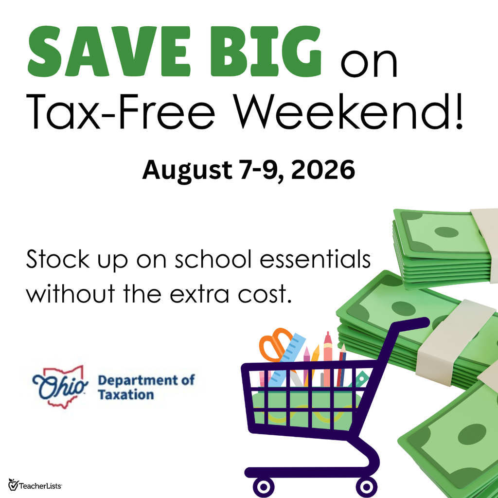Tax-free weekend!