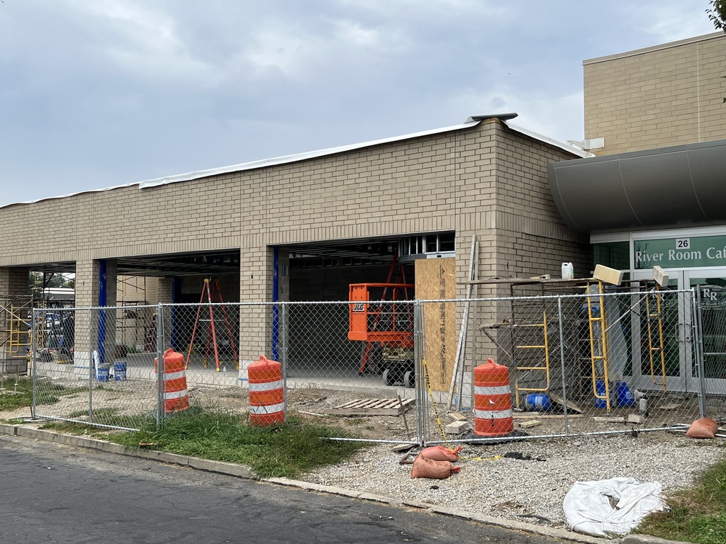 KCCC's New River Room Cafe construction