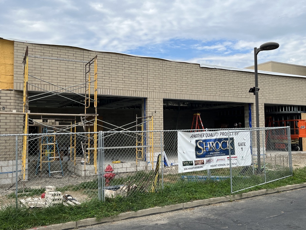 KCCC's New River Room Cafe construction