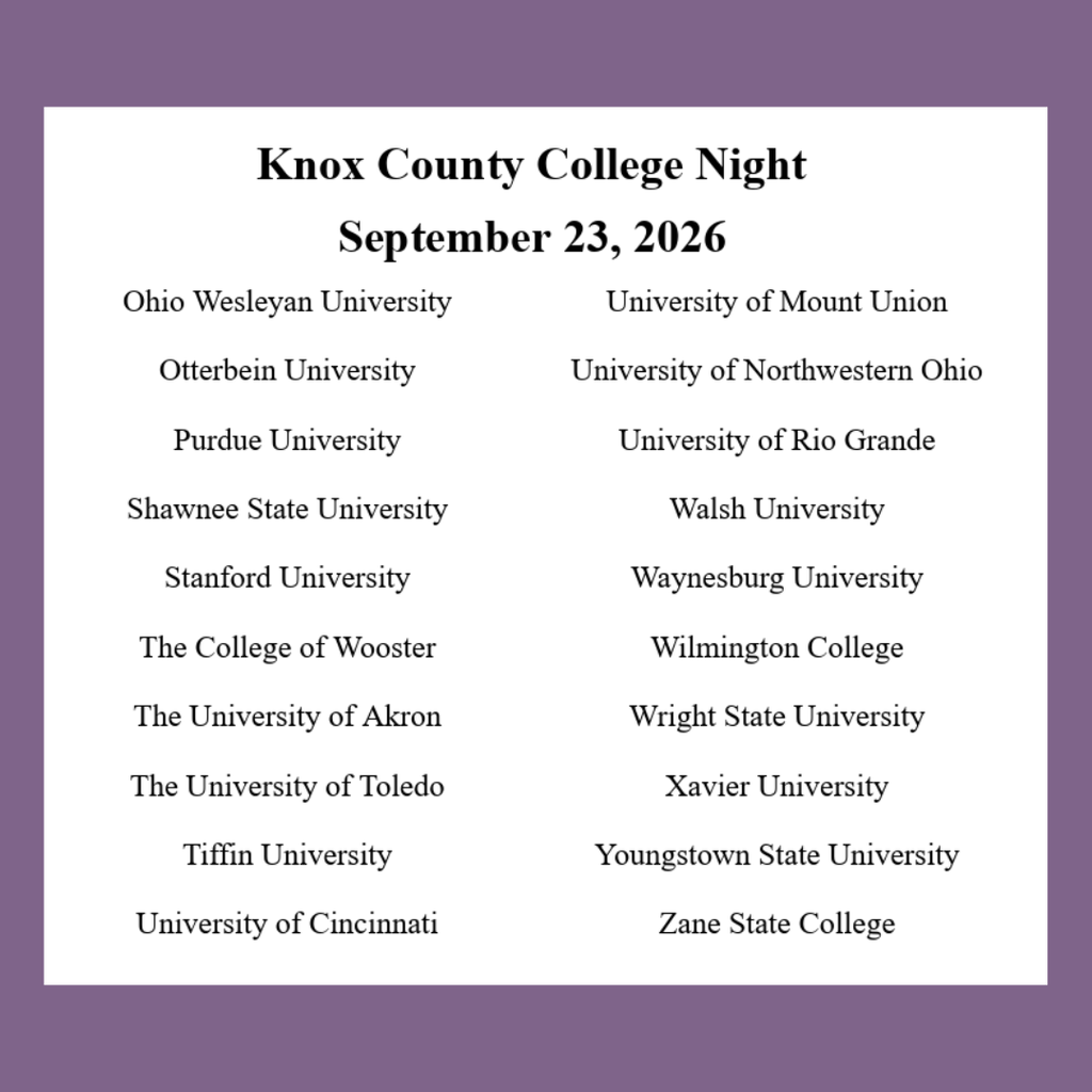 Knox County College Night