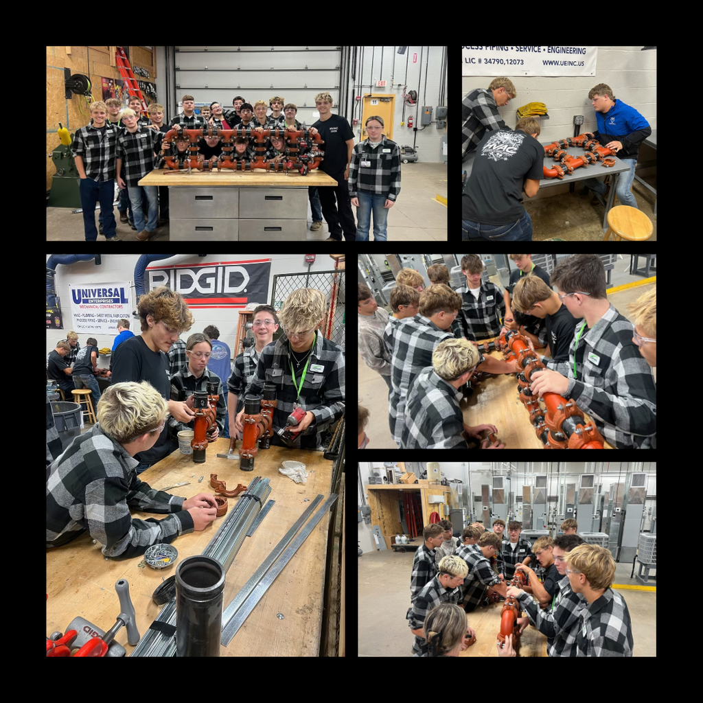 HVAC students completed individual projects that turned into a big class project.