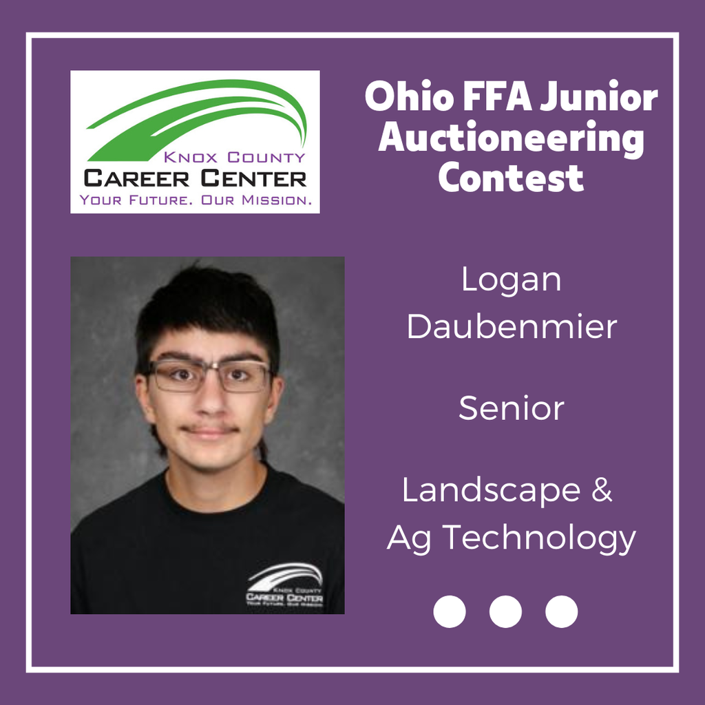 Ohio FFA Junior Auctioneering Contest, Logan Daubenmier, Senior, Landscape & Ag Technology