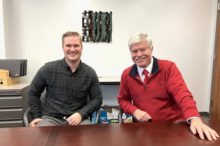 Tommy Groshong joins Dr. Timm Mackley, superintendent of the Knox Educational Service Center, for a conversation in the ESC boardroom