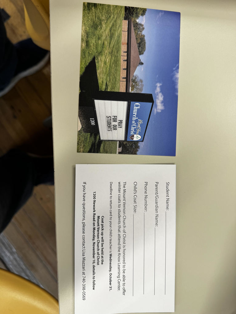 Mount Vernon Church Of Christ coat postcard