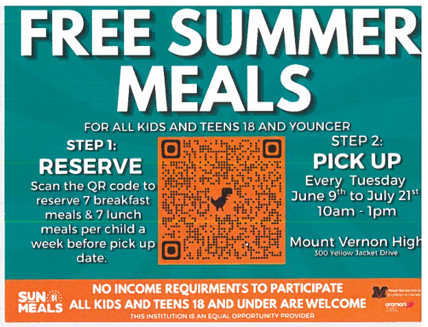 Free Summer Meals Pick Up 2026
