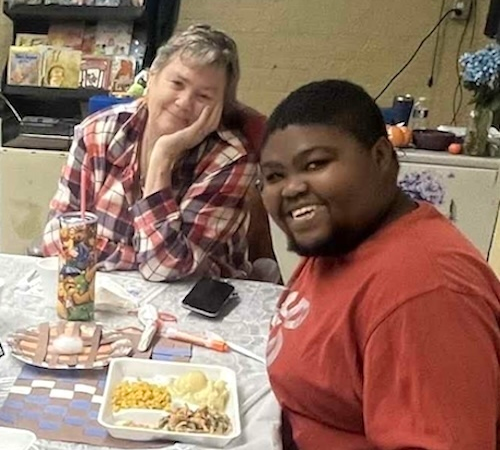 Cyndi and Eddie Atkinson joined others who dined in the Learning Center’s classrooms