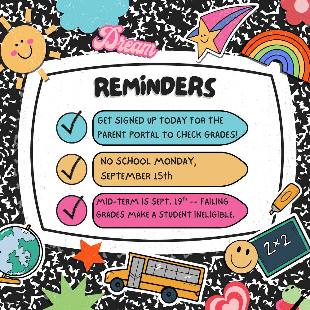 Colorful Bold and Bright Grade School Classroom Announcement (1)