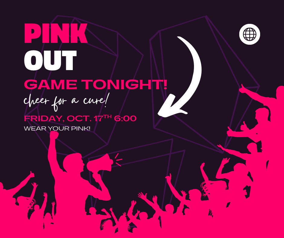 Purple Pink White Match Day Facebook Post