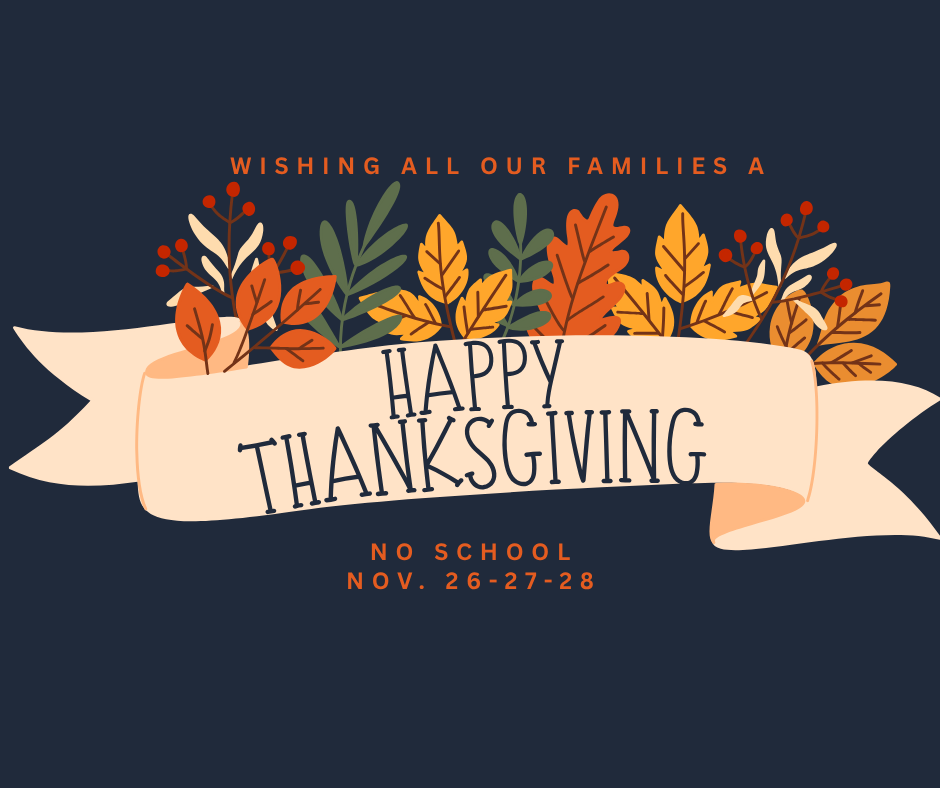 Orange Green and Brown Flat Thanksgiving Sale Facebook Post