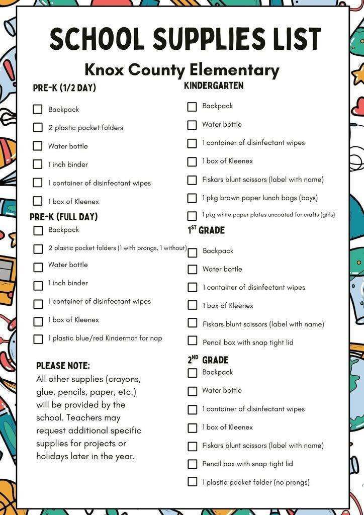 Supply List