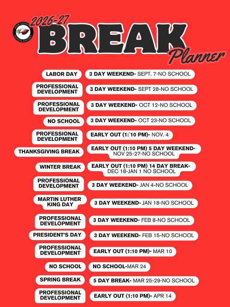 Break Planner