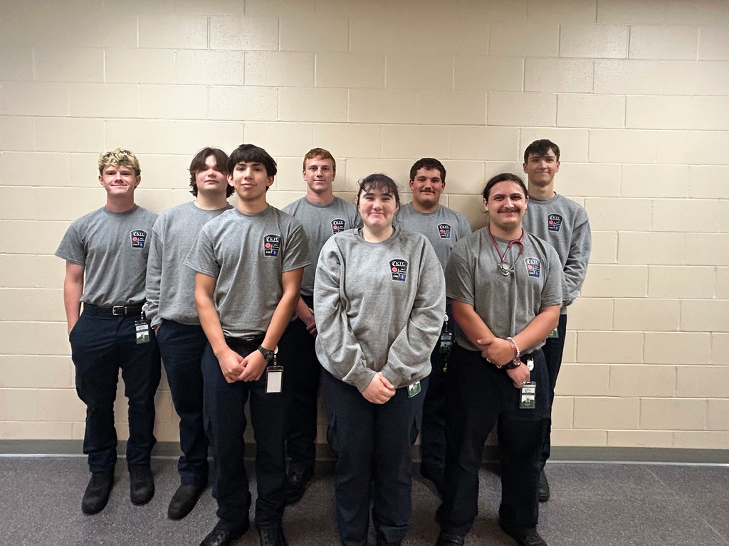 7 public safety students standing in a group