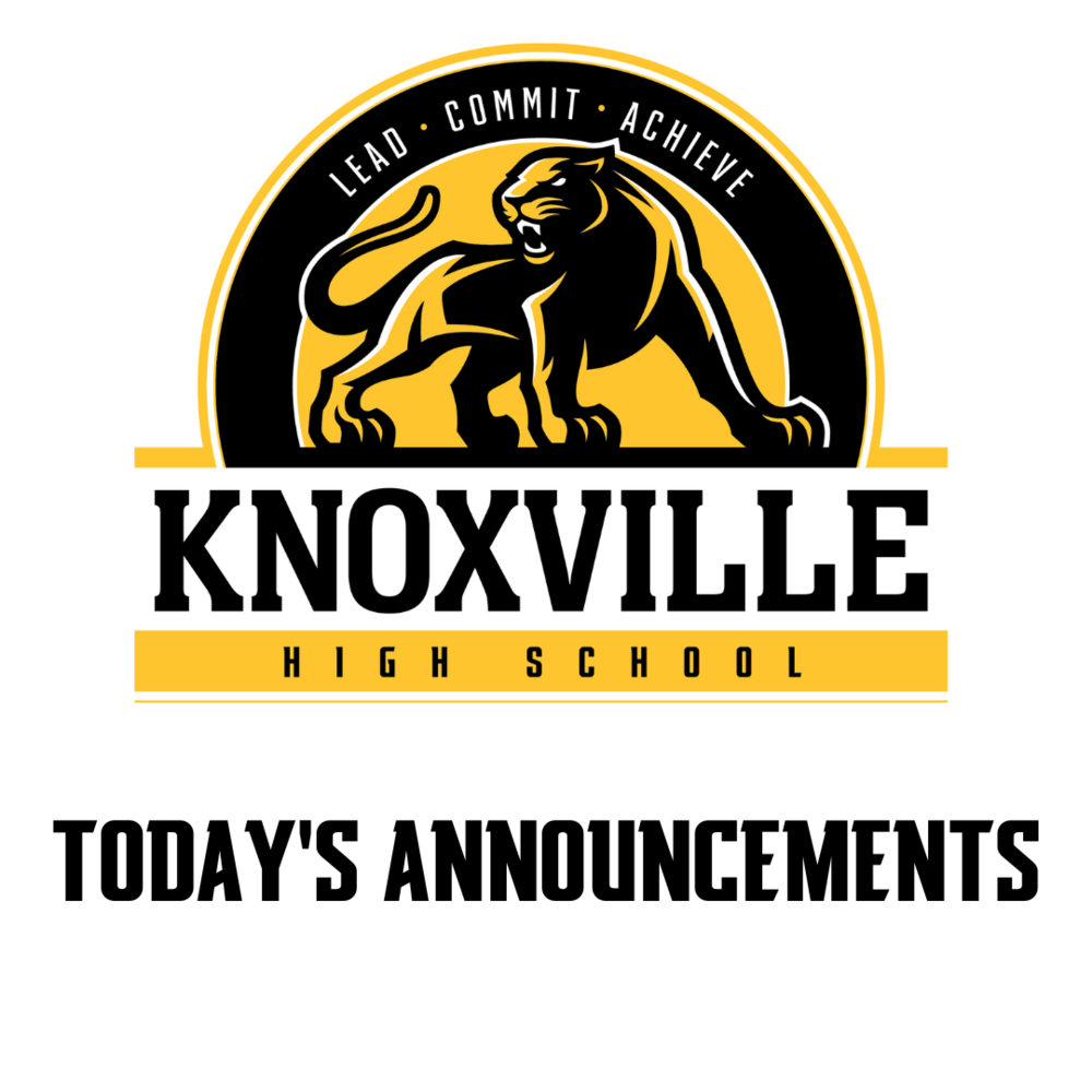 Today Announcements: 9/15/2025