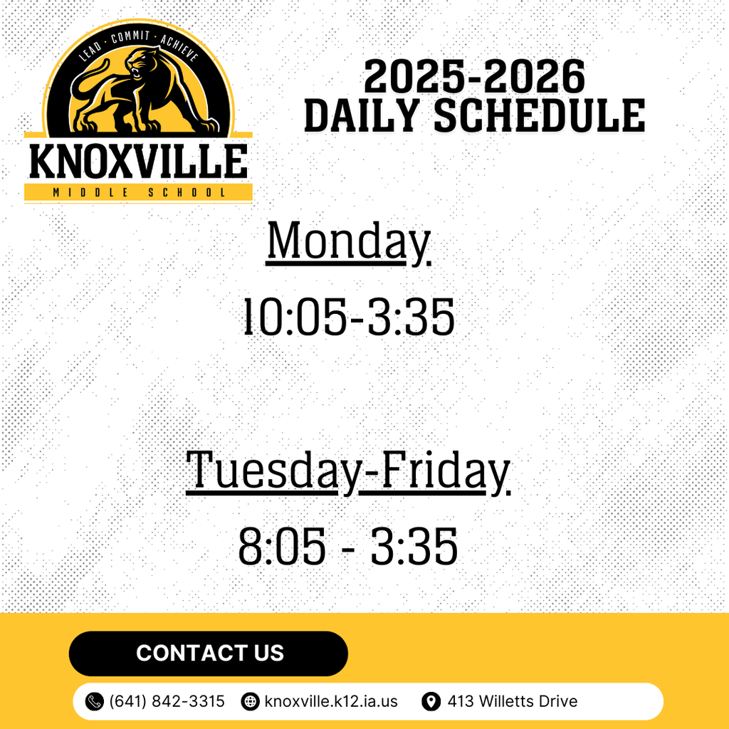 25/26 Daily Schedule