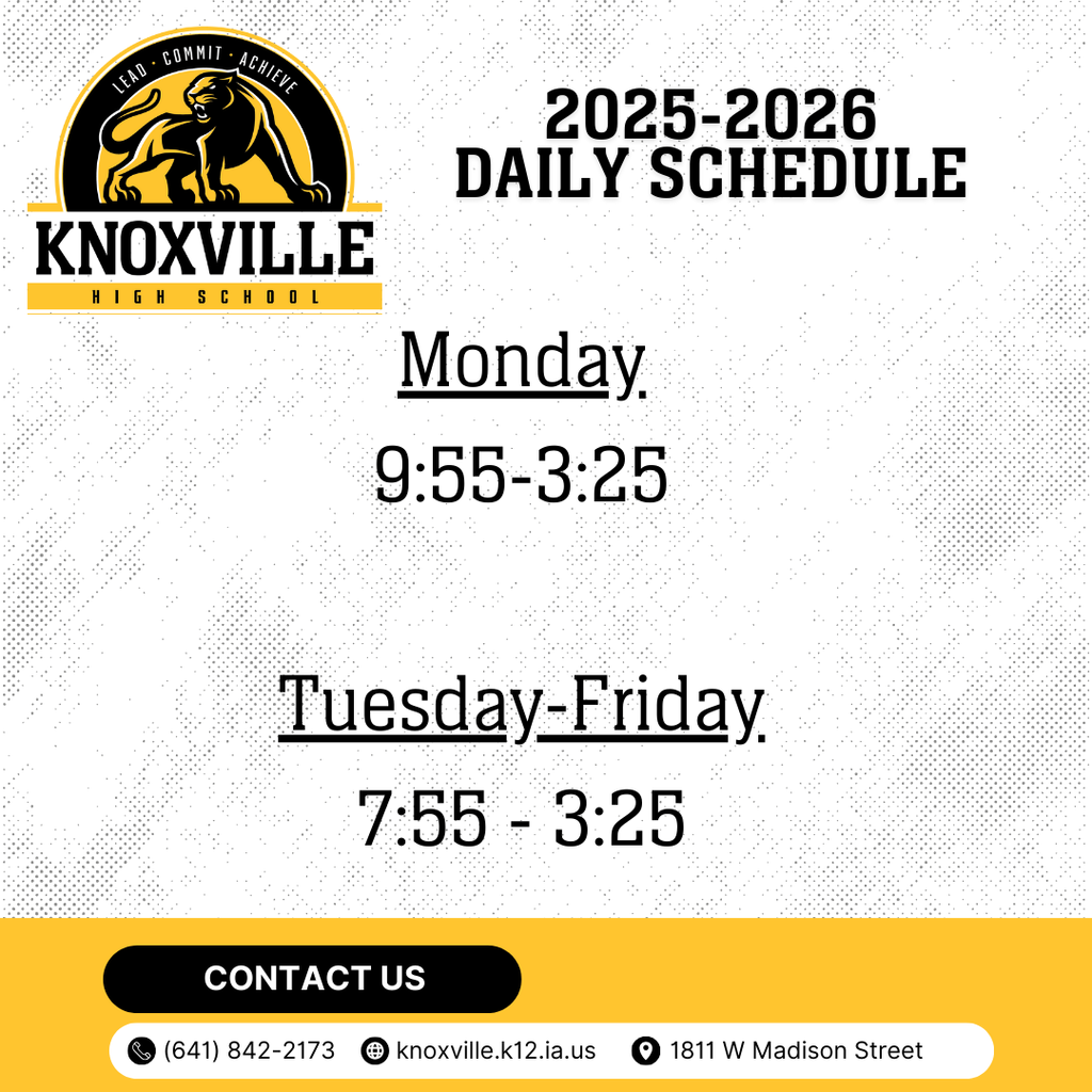 25/26 Daily Schedule
