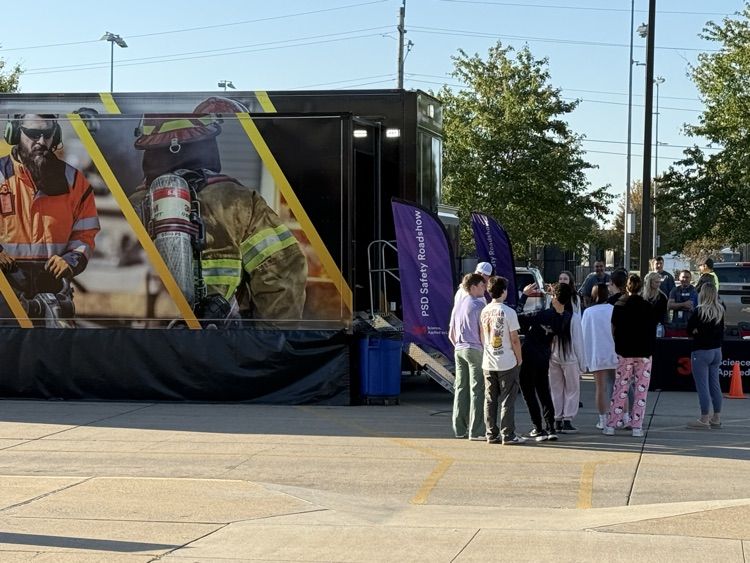 KHS students participating in 3M safety road show
