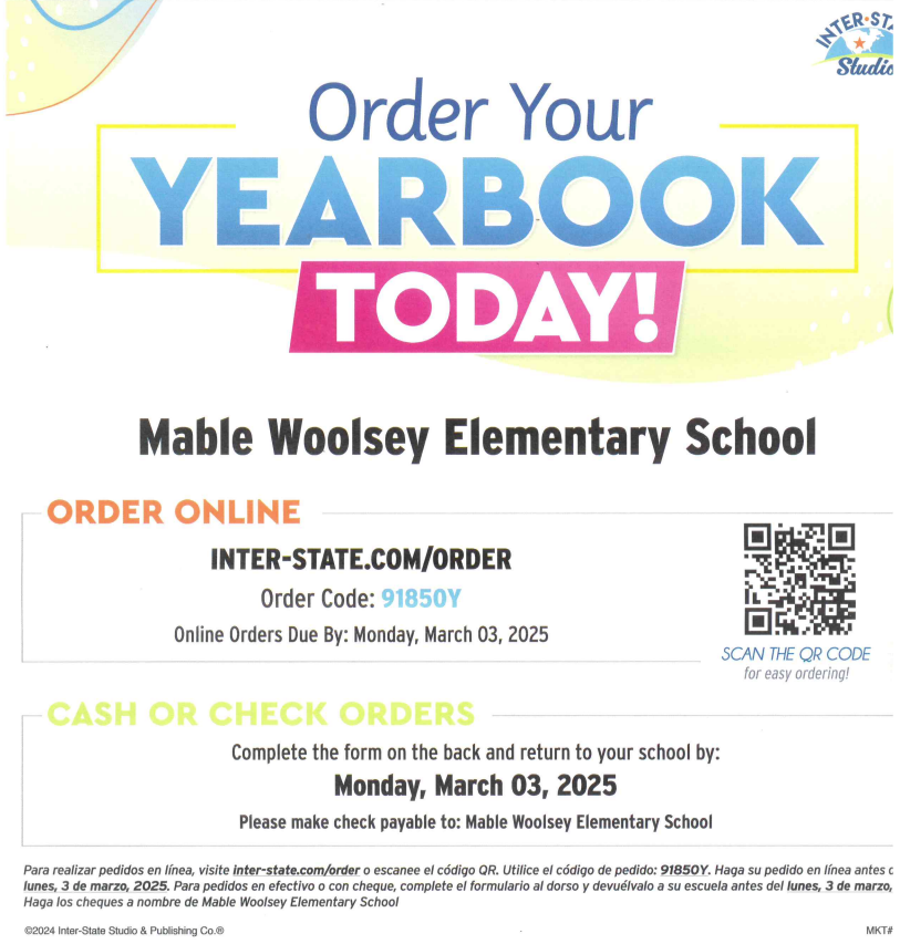 Yearbook Order Form