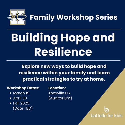 Building Hope and Resilience Workshop Series March 19th, 2025.