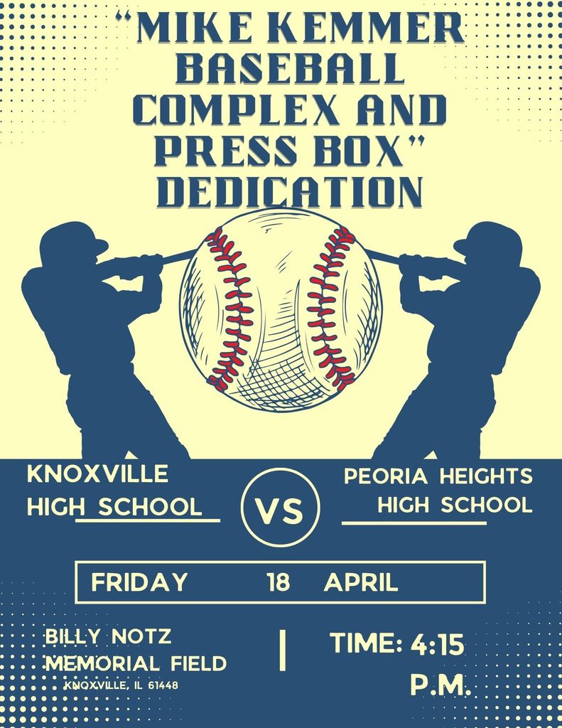 Mike Kemmer Baseball Complex and Press Box Dedication