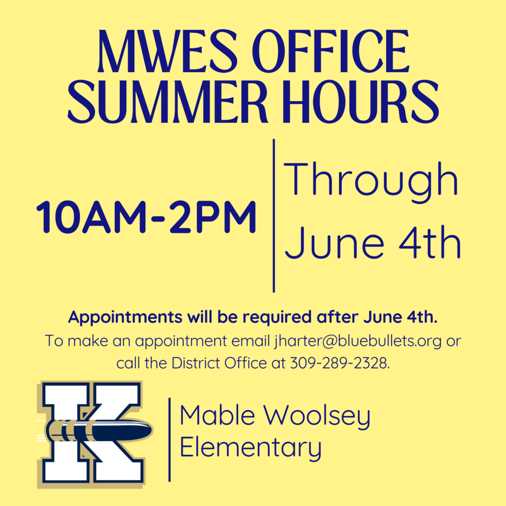 MWES Summer Hours