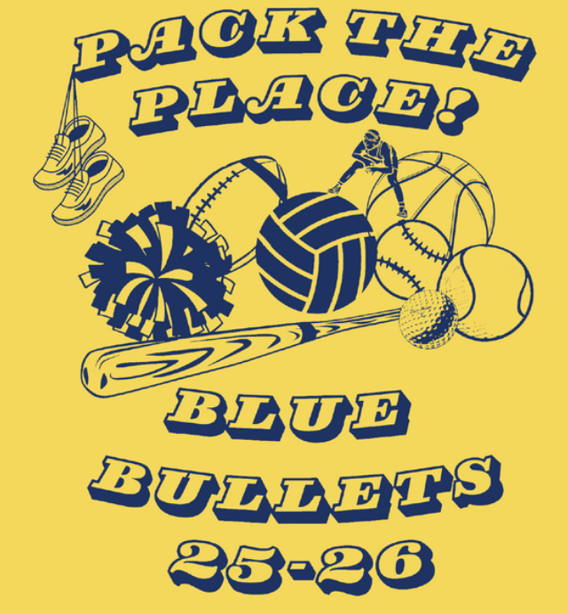 Pack the place. blue Bullets 2025-26