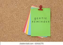 Reminder: Health forms DUE TOMORROW