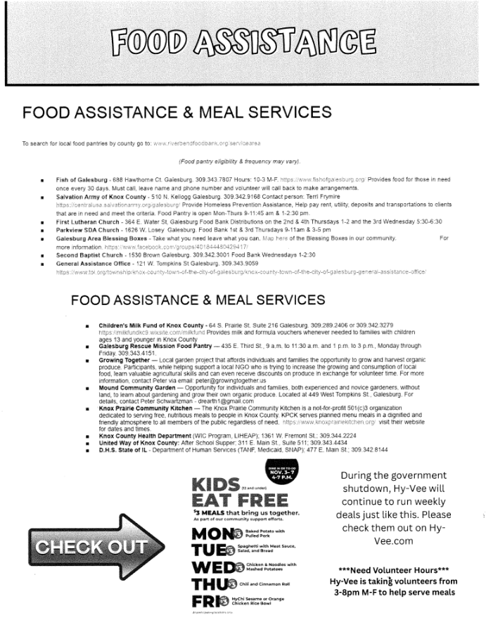 Food Assistance