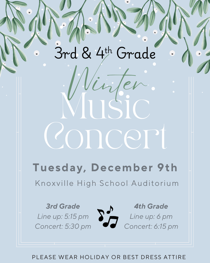 3rd and 4th Grade Concerts