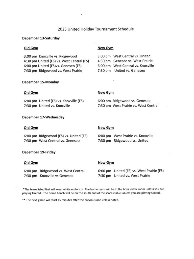 BBBUnitedHoliday Tourn