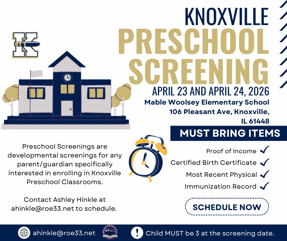 Pre K Screening Info