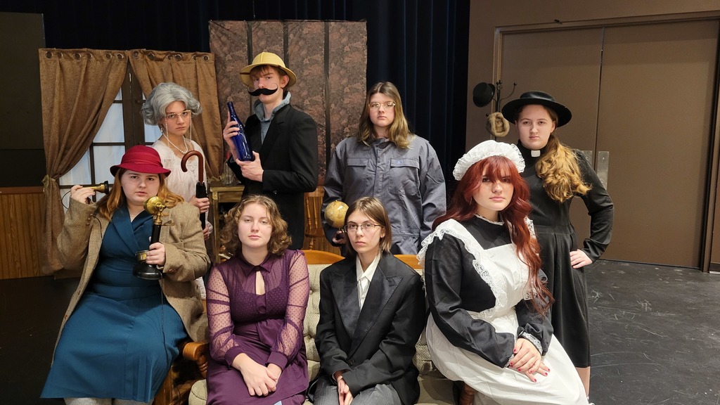 Cast members of "The Butler Did It"