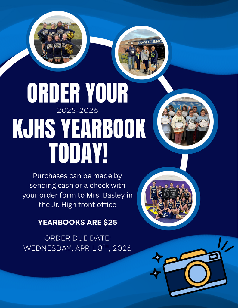 Order a KJHS Yearbook today! 