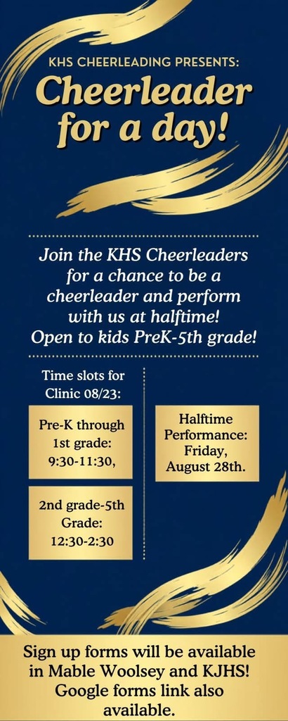KHS Cheer clinic 2026